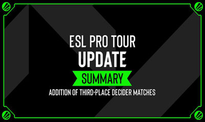 ESL宣布：EPL S22起旗下大赛将增设季军争夺战